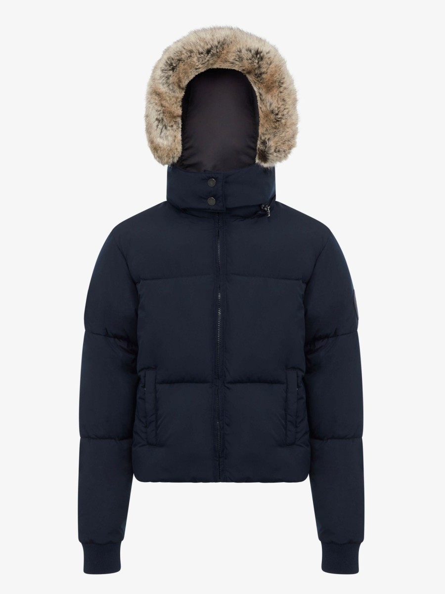 Clothing LeMieux Coats & Jackets | Young Rider Gia Puffer Jacket Navy