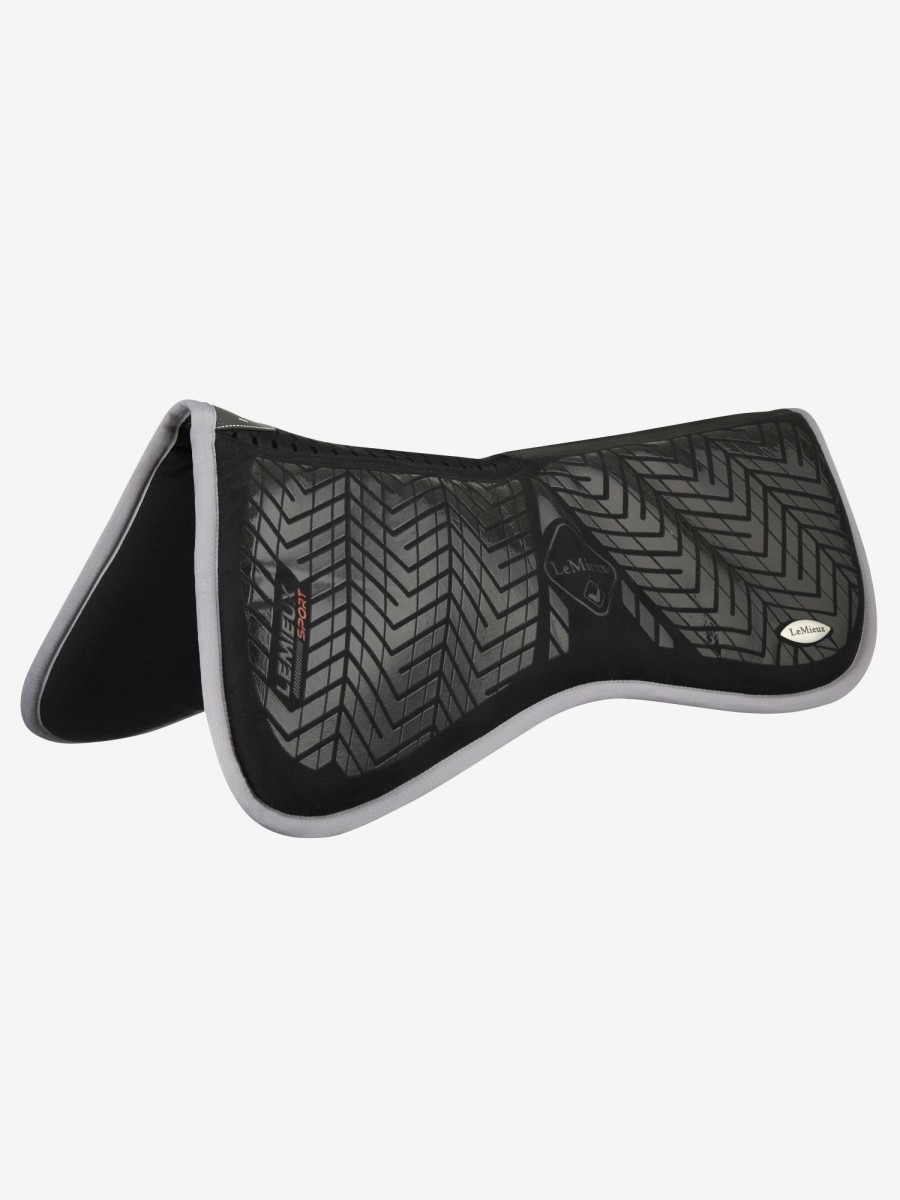 Saddle Pads LeMieux | Sports Grip Memory Half Pad Black Large