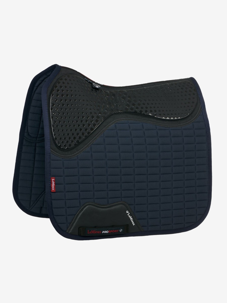 Saddle Pads LeMieux | Le Cool Grip Dressage Pad Navy One Size