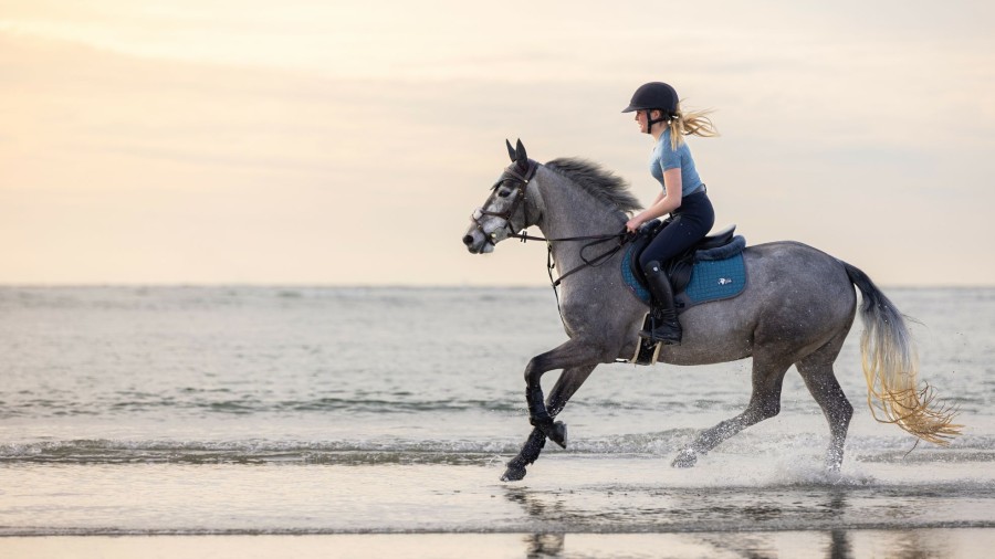 Saddle Pads LeMieux | Earth Close Contact Square Ocean Large