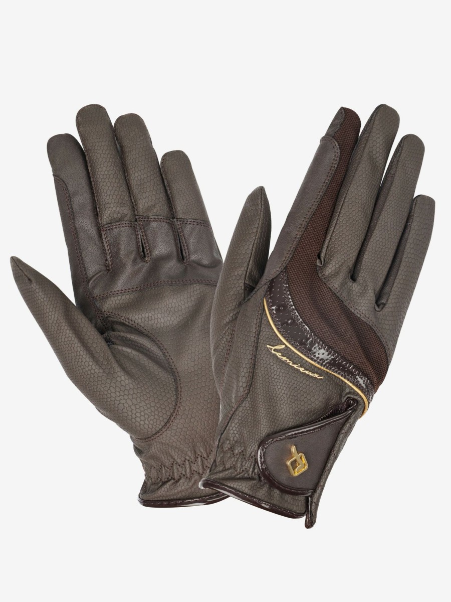 Clothing LeMieux Gloves | Competition Gloves Brown