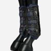 Horse LeMieux Support Boots | Ultra Mesh Snug Boots Front Dark Navy