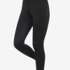 Clothing LeMieux Leggings & Pull Ons | Full Grip Brushed Pull On Black