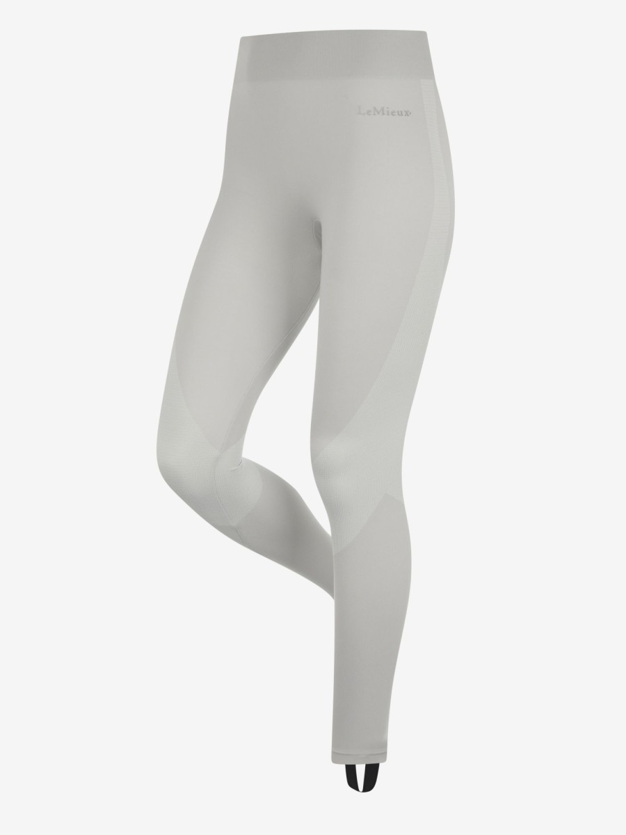 Clothing LeMieux Leggings & Pull Ons | Thermal Leggings Ice Grey