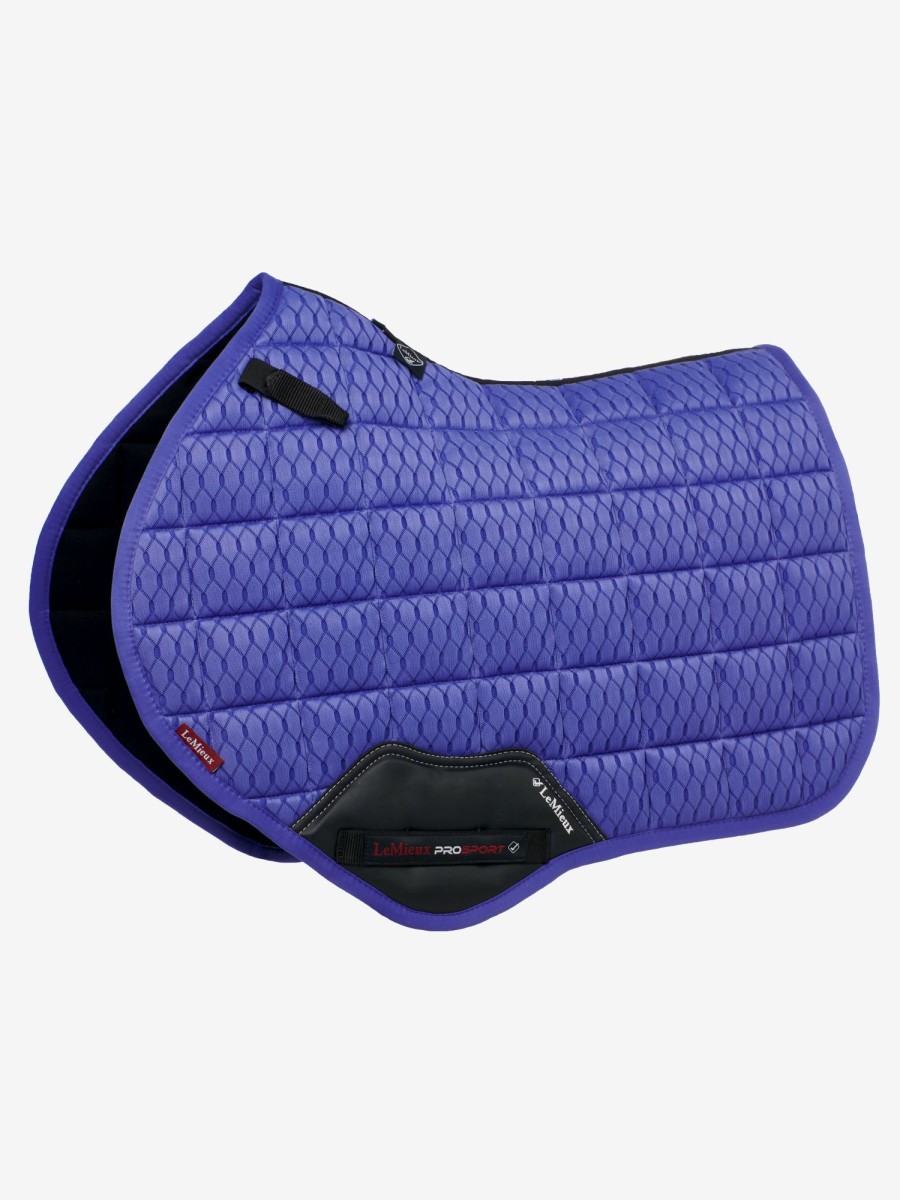 Saddle Pads LeMieux | Carbon Mesh Close Contact Square Bluebell Large