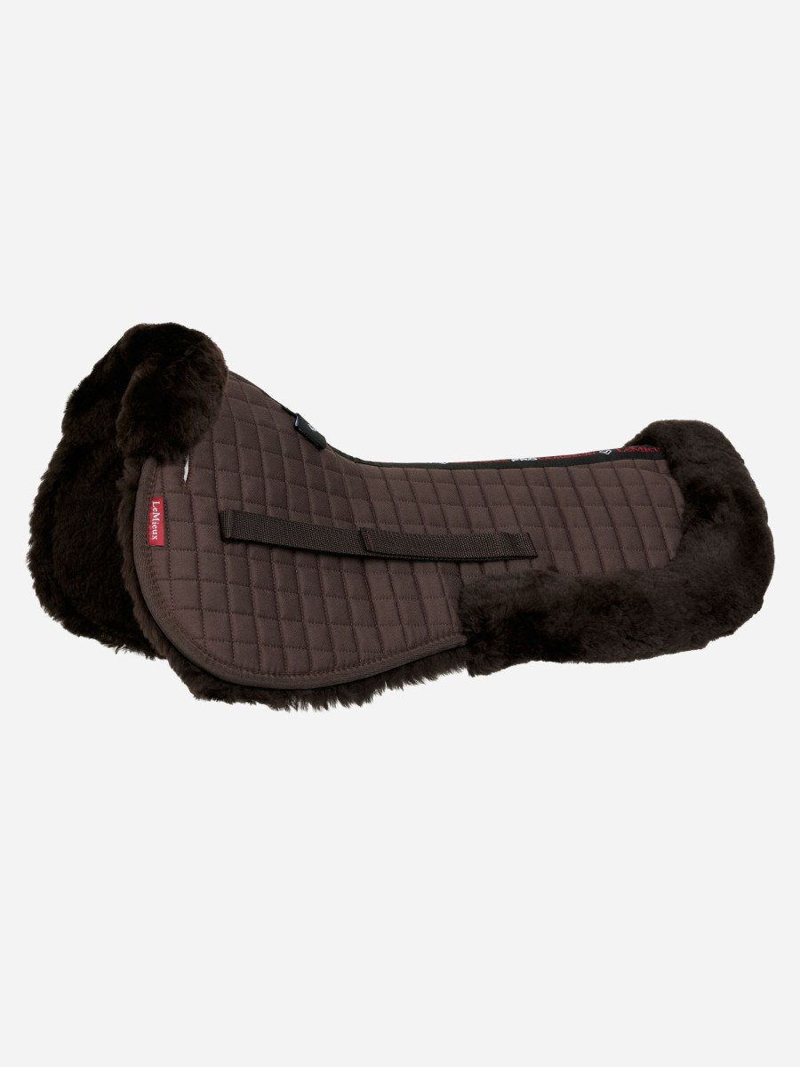 Saddle Pads LeMieux | Merino+ Half Pad Brown