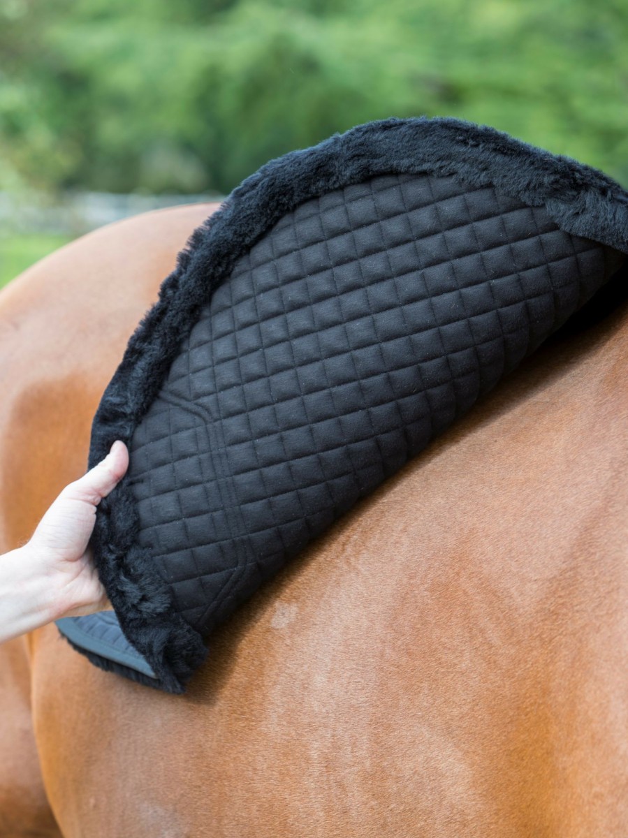 Saddle Pads LeMieux | Sensitive Eurojump Square Black Large