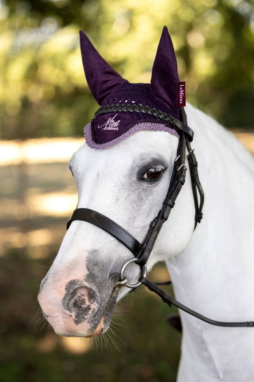 Horse LeMieux Pony Fly Hoods | Mini Fly Hood Fig