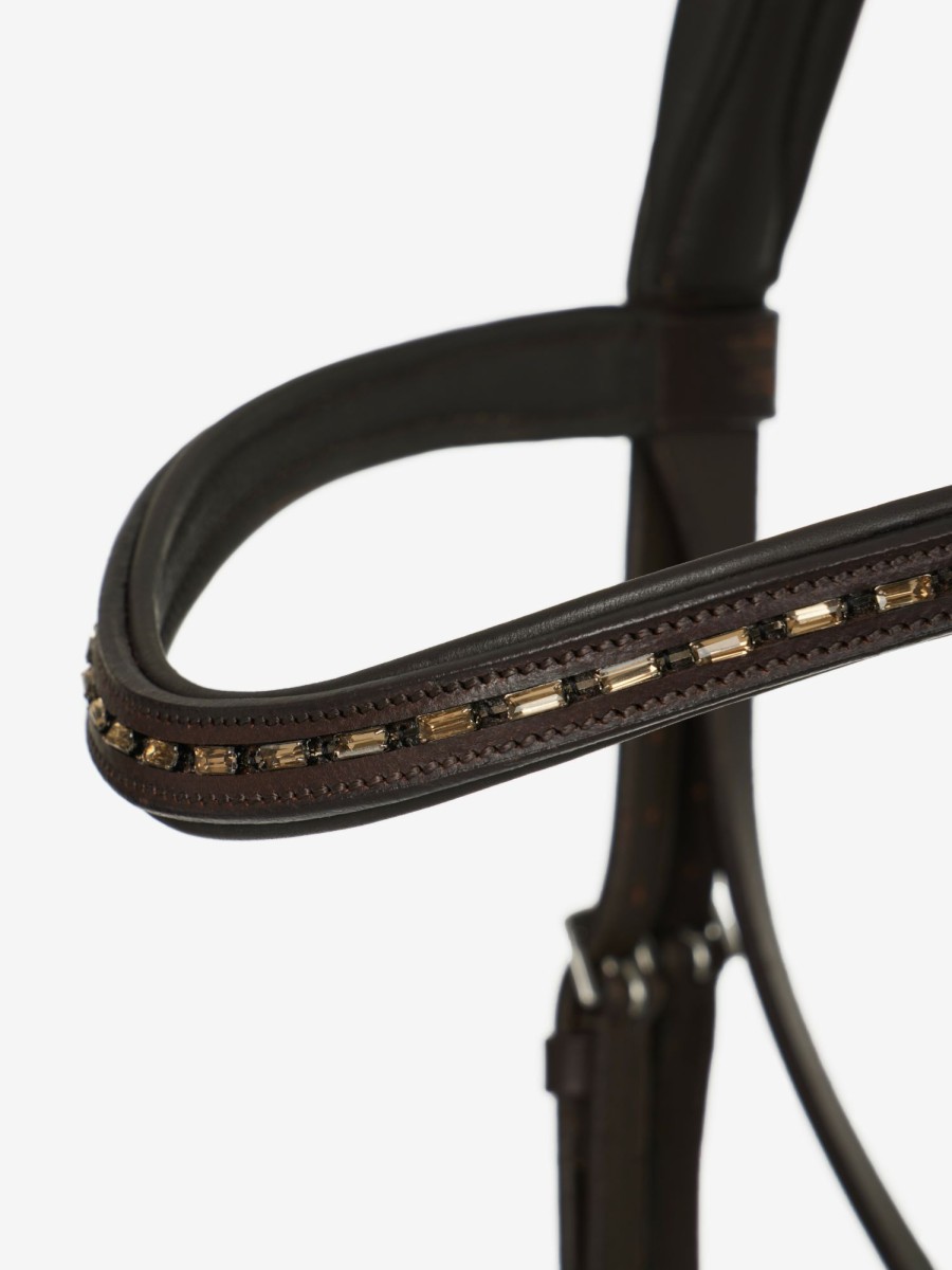 Horse LeMieux Bridles | Arika Dressage Bridle Brown/Silver