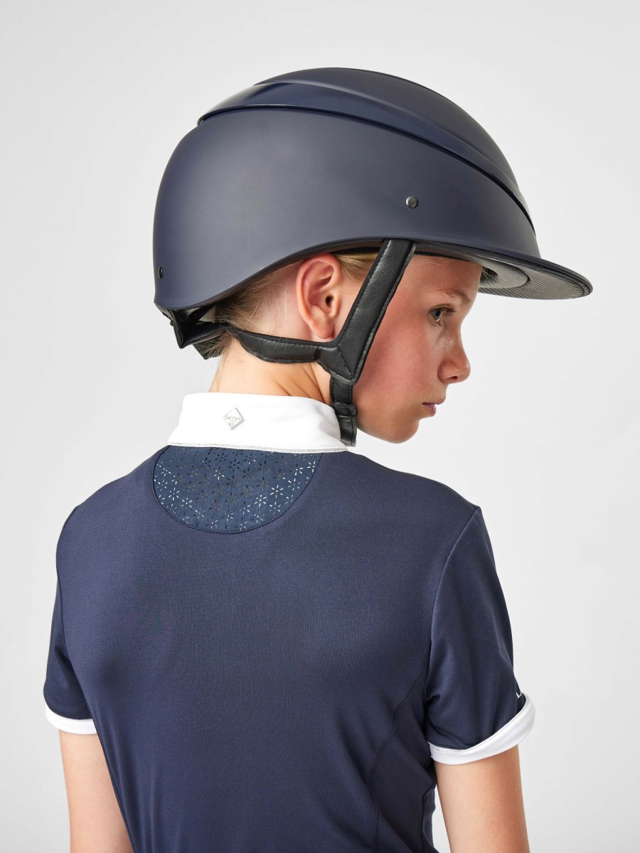 Clothing LeMieux Shirts & Tops | Young Rider Belle Show Shirt Navy