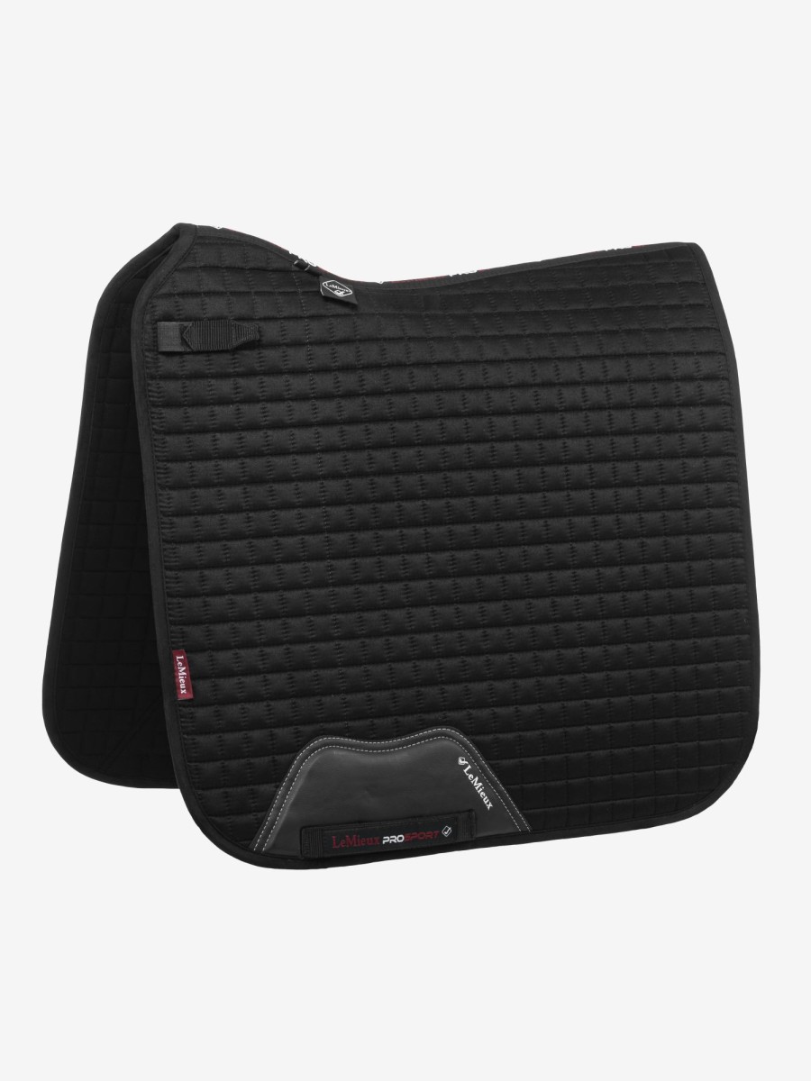 Saddle Pads LeMieux | Suede Dressage Square Black