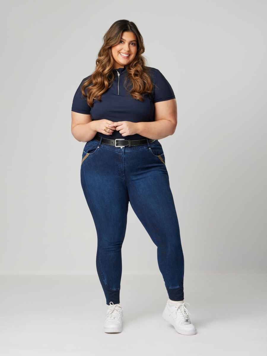 Discipline LeMieux Breeches & Jodhpurs | Denim Breech Navy