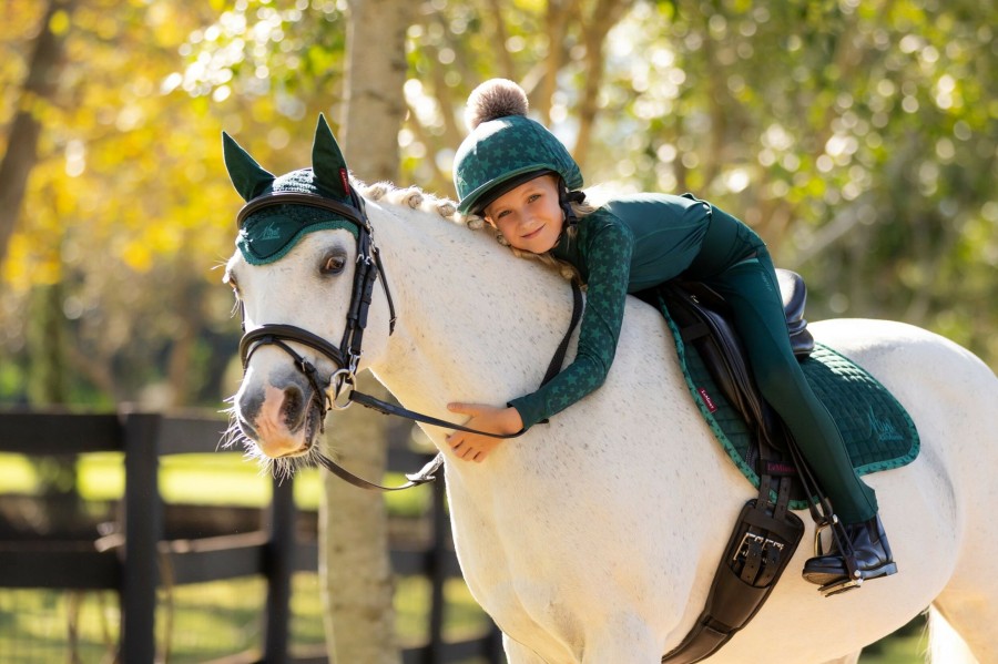 Horse LeMieux Pony Fly Hoods | Mini Fly Hood Spruce