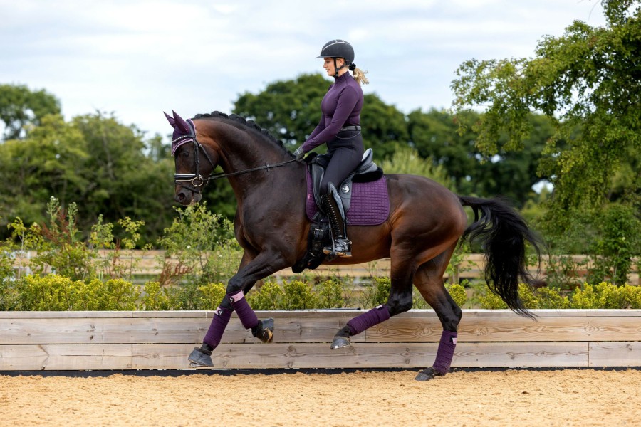 Saddle Pads LeMieux | Suede Dressage Square Fig