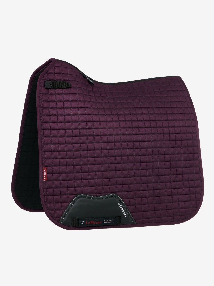 Saddle Pads LeMieux | Suede Dressage Square Fig