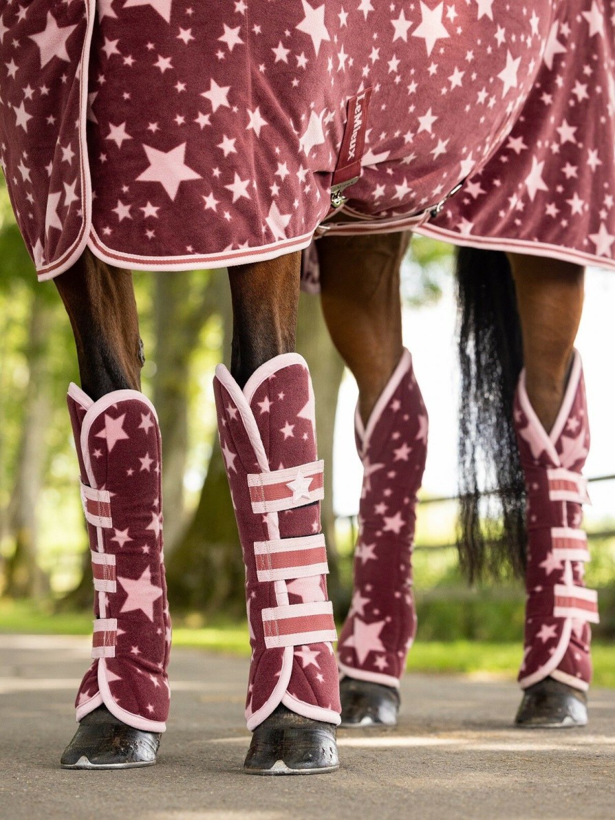 Horse LeMieux Travel Boots | Pony Fleece Travel Wraps Orchid