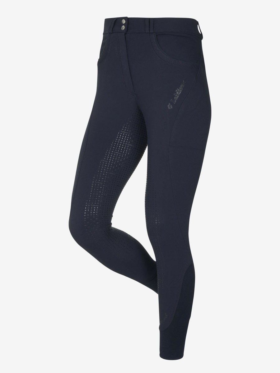 Clothing LeMieux Breeches & Jodhpurs | Amara Ii Breech Full Seat Navy