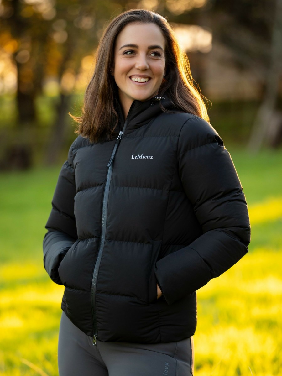 Clothing LeMieux Coats & Jackets | Kenza Puffer Jacket Black