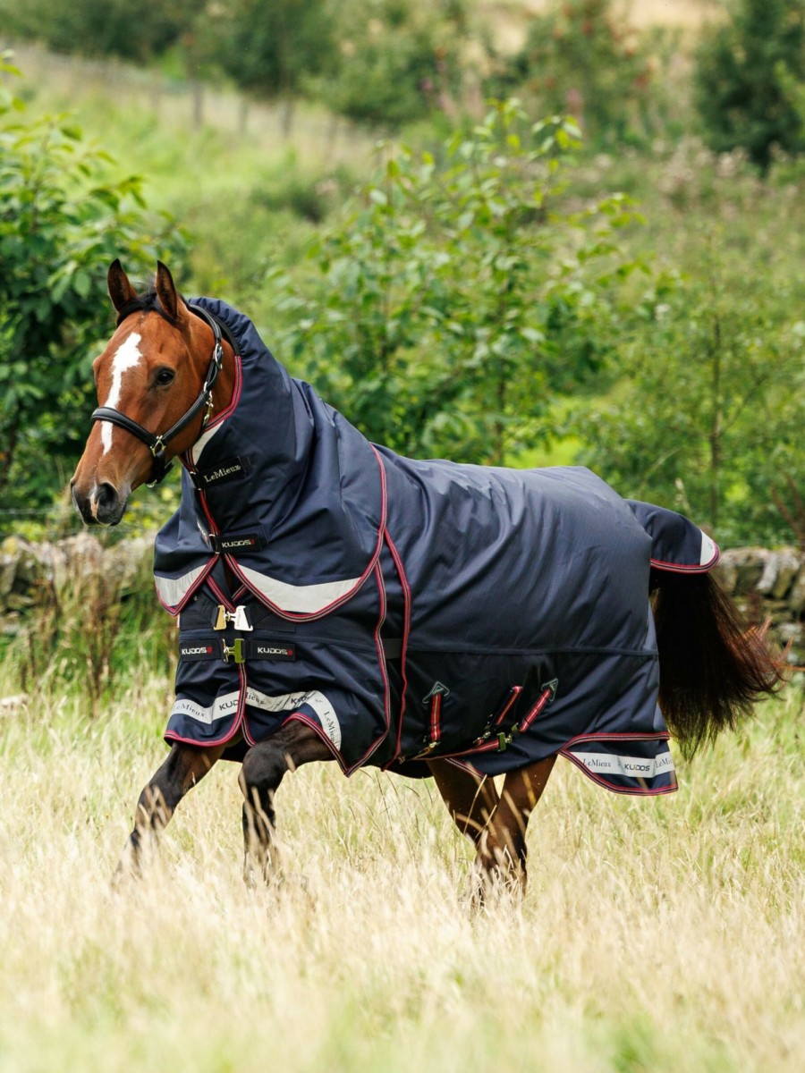 Horse LeMieux Turnout Rugs | Kudos Thermo Layer Turnout Rug 300G Navy