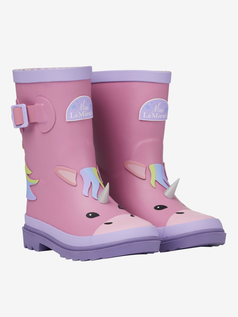 Clothing LeMieux Footwear | Puddle Pals Kids Welly Unicorn