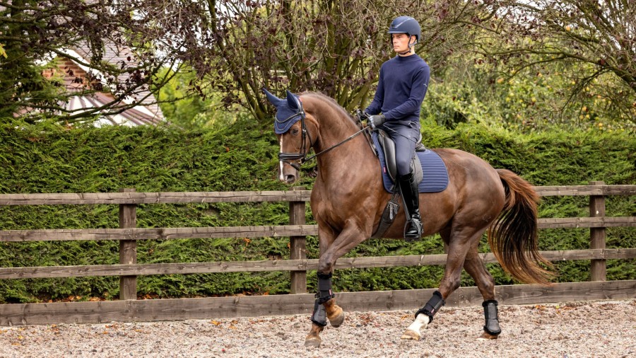 Saddle Pads LeMieux | Soft Shell Anti Slip Dressage Square Navy