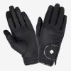 Clothing LeMieux Competition Wear | Young Rider Classic Riding Gloves Black