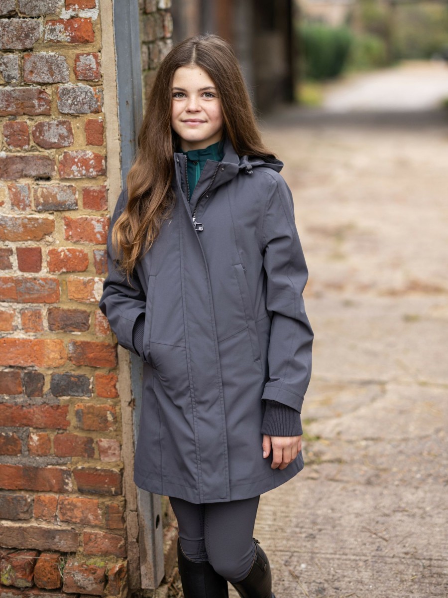 Clothing LeMieux Coats & Jackets | Junior Pro Waterproof Coat Graphite