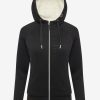 Clothing LeMieux Hoodies & Jumpers | Elite Sherpa Lined Zip Through Hoodie Black