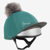 Clothing LeMieux Hat Silks | Pom Hat Silk Peacock One Size