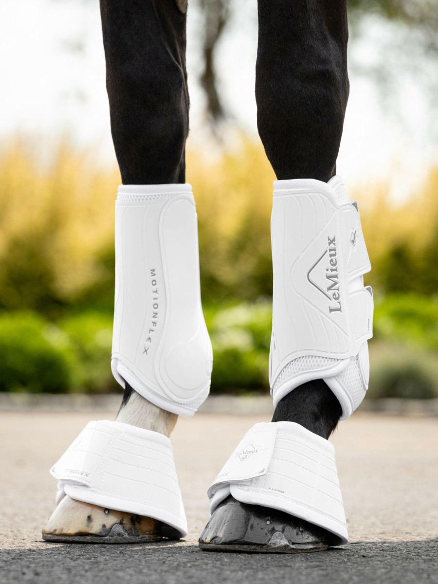 Horse LeMieux Brushing Boots | Motionflex Dressage Boot White