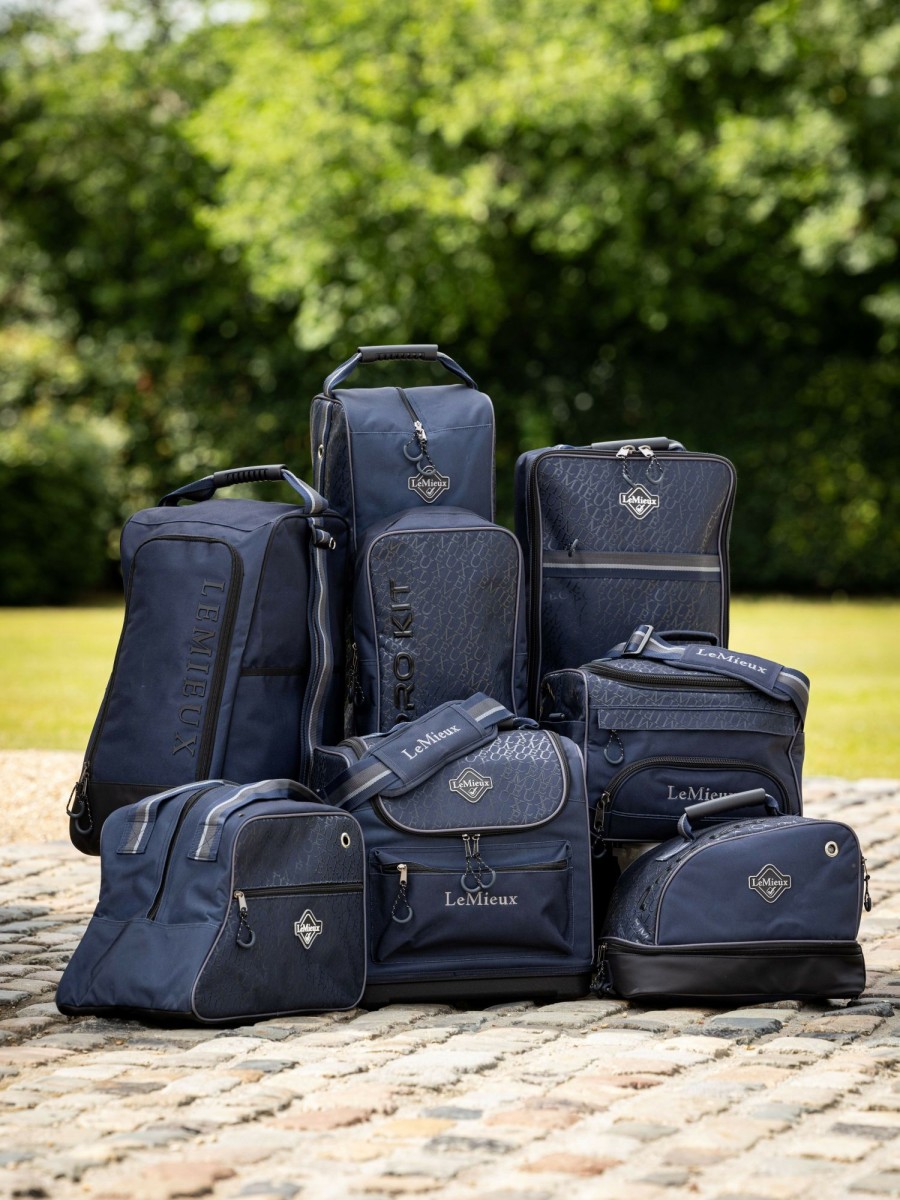 Horse LeMieux Luggage & Travel | Elite Wellington Boot Bag Navy One Size