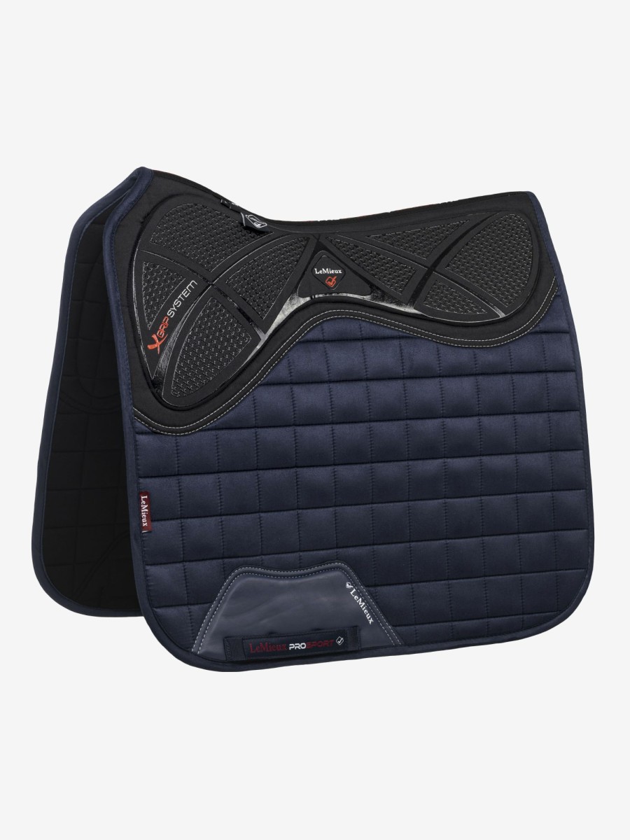 Saddle Pads LeMieux | X-Grip Silicone Dressage Square Navy Large