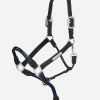 Horse LeMieux Leather Headcollars | Rope Control Headcollar Black