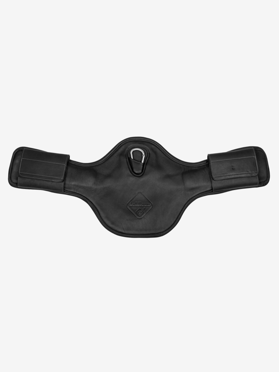 Horse LeMieux Girths | Gel-Tek Anatomic Short Stud Girth Black