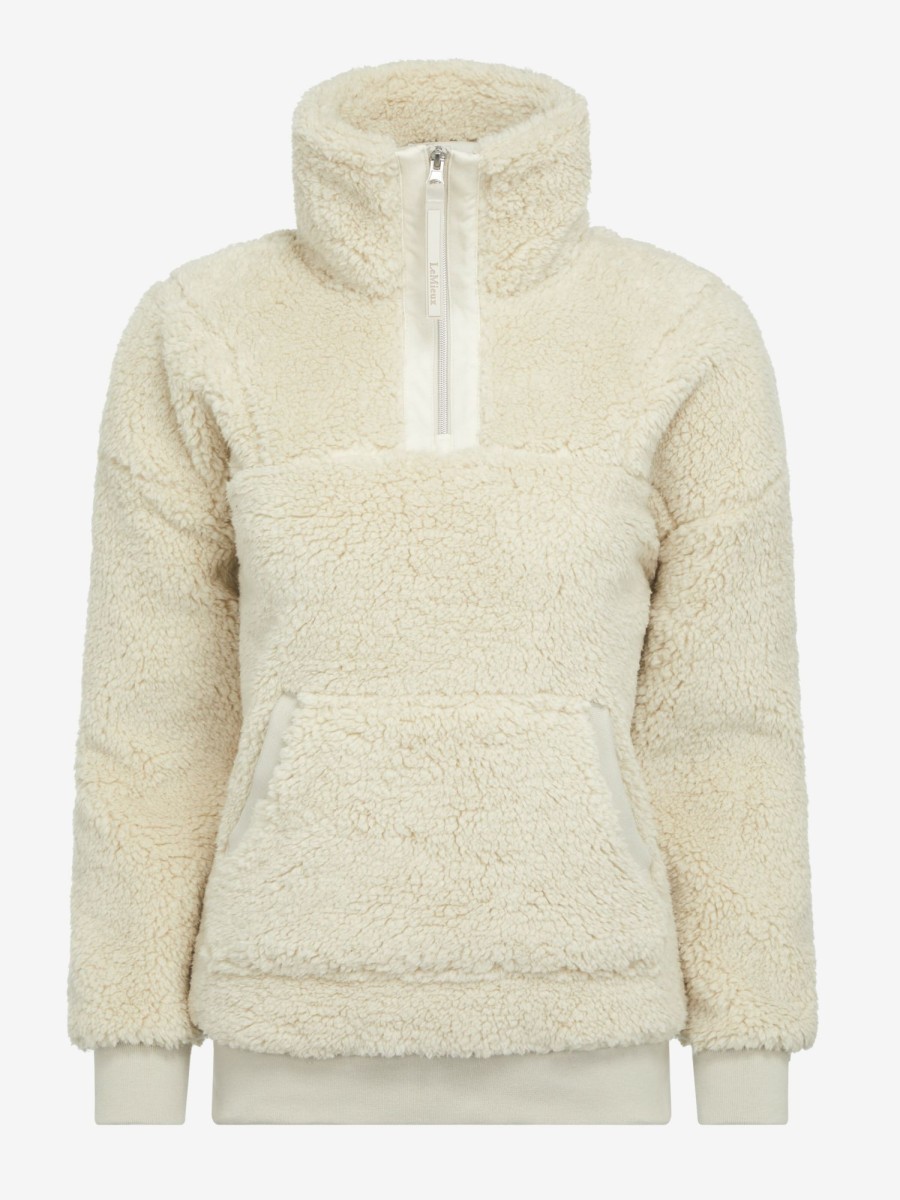 Clothing LeMieux Hoodies & Jumpers | Tara Teddy Fleece Natural