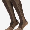 Clothing LeMieux Socks | Silicone Socks Walnut