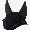 Horse LeMieux Acoustic Fly Hoods | Diamante Acoustic Fly Hood Black