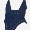 Horse LeMieux Crystal Fly Hoods | Crystal Fly Hood Navy