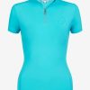 Clothing LeMieux Base Layers | Short Sleeve Base Layer Azure