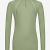 Clothing LeMieux Base Layers | Young Rider Mia Mesh Base Layer Thyme