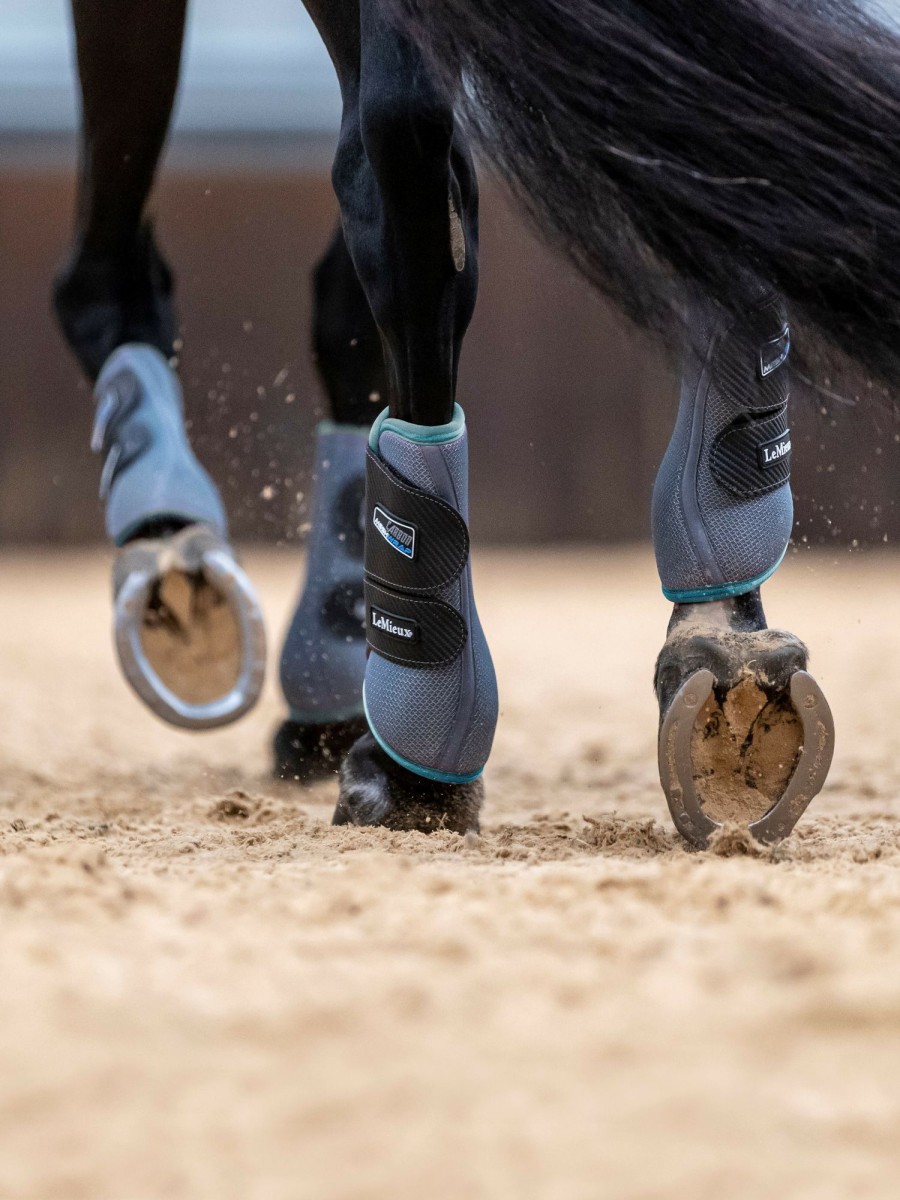 Horse LeMieux Support Boots | Carbon Mesh Wrap Boots Sage