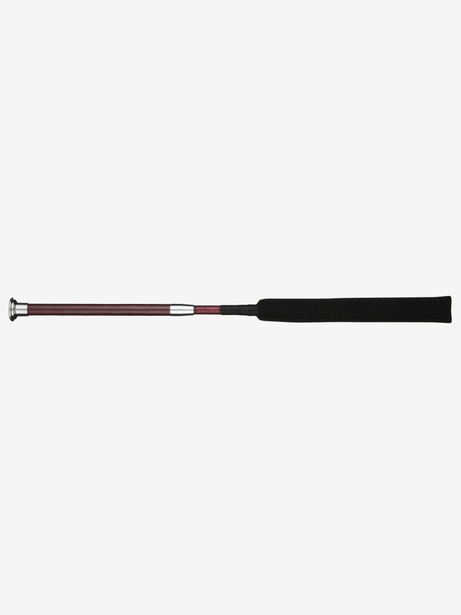 Clothing LeMieux Whips | Rhone Pro Baton Whip Burgundy One Size