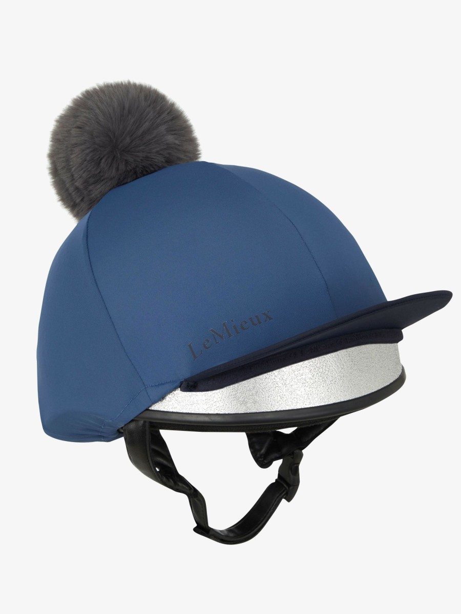 Clothing LeMieux Hat Silks | Pom Hat Silk Atlantic One Size