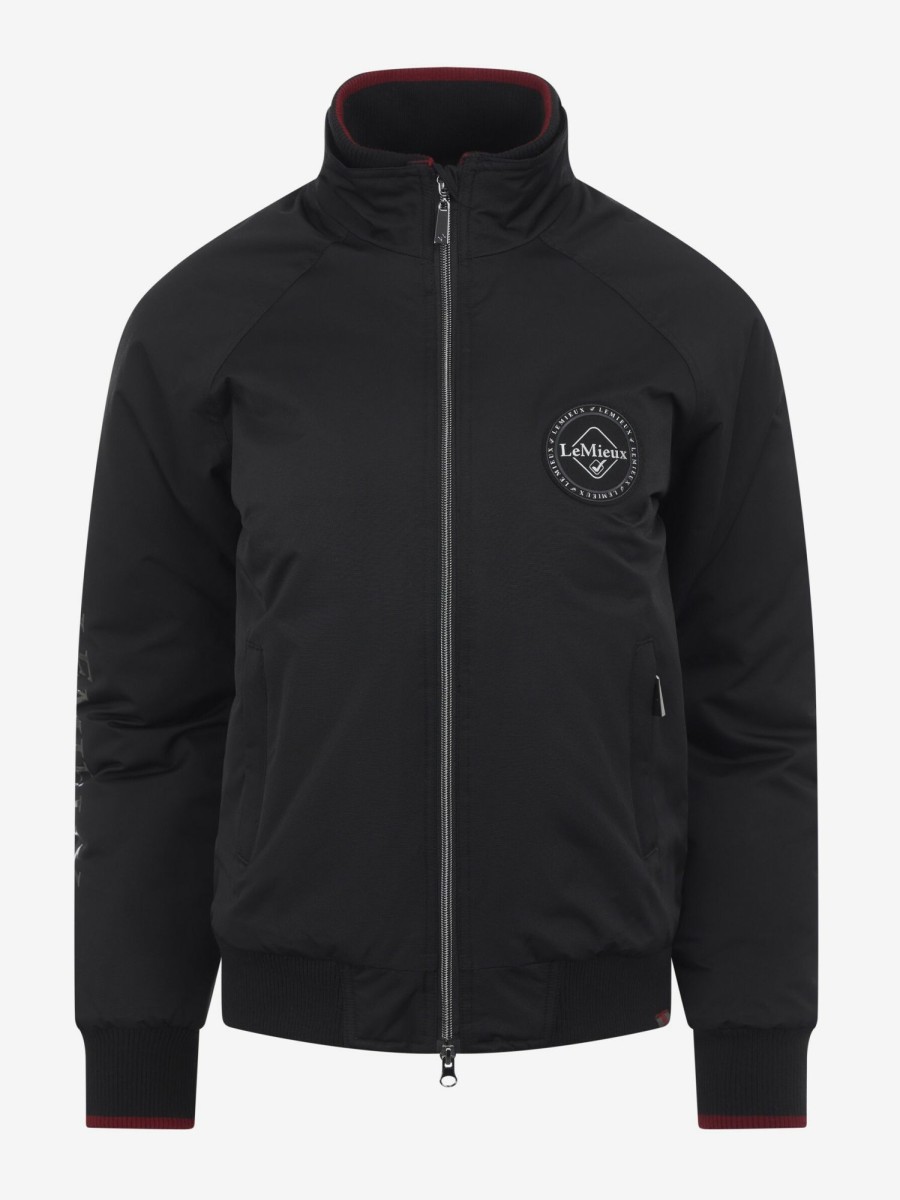 Clothing LeMieux Coats & Jackets | Elite Crew Jacket Black