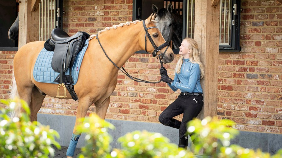 Saddle Pads LeMieux | Loire Classic Dressage Square Ice Blue