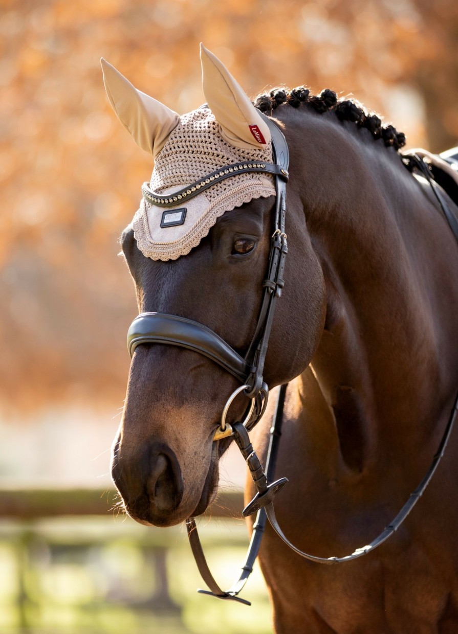 Horse LeMieux Patterned Fly Hoods | Rhone Fly Hood Prosecco