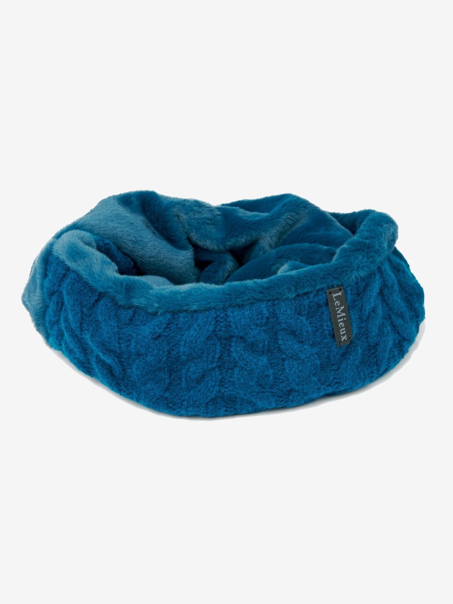 Clothing LeMieux Scarves & Snoods | Cable Knit Snood Marine One Size