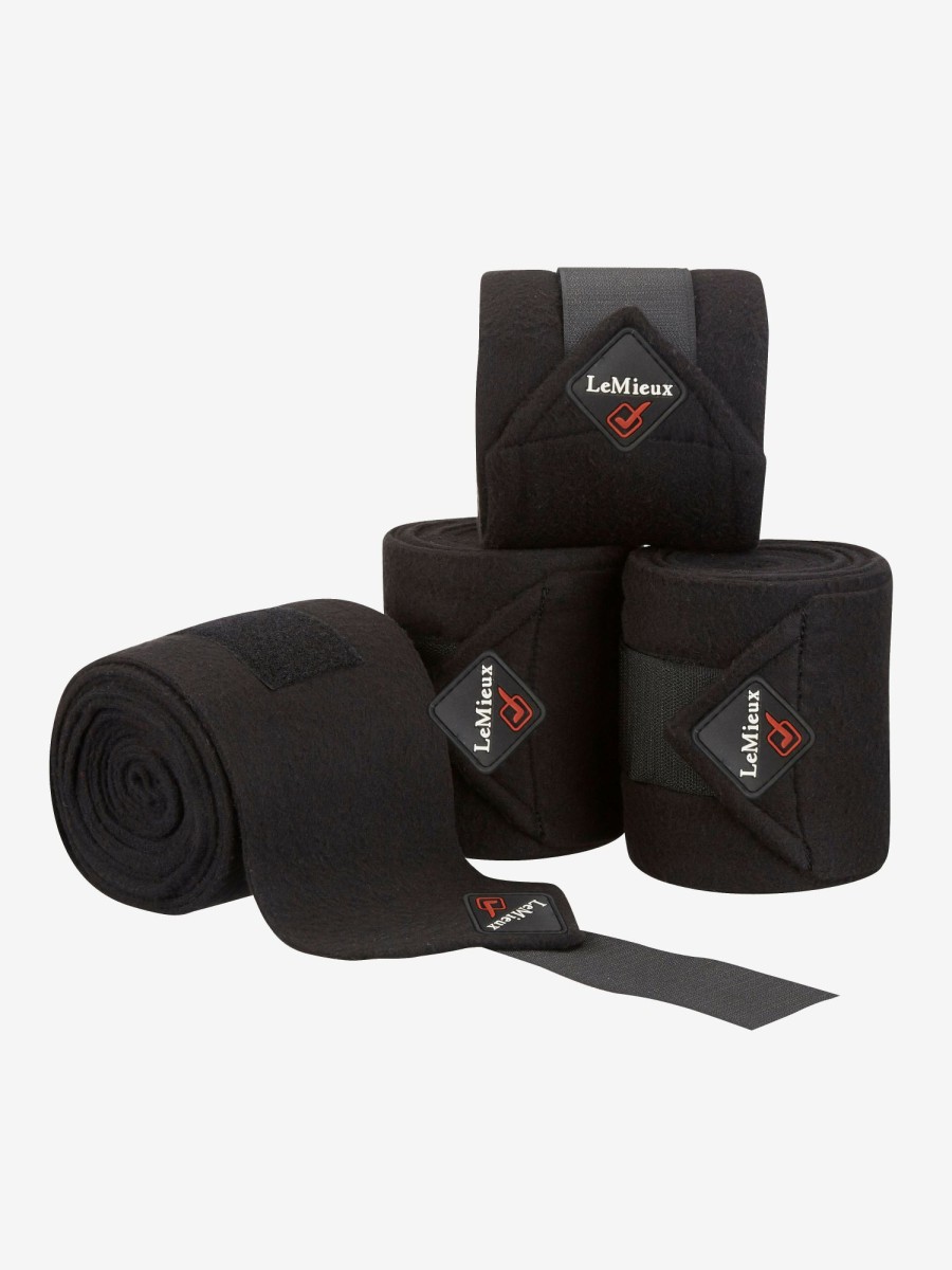 Horse LeMieux Classic Polo Bandages | Classic Polo Bandages Black