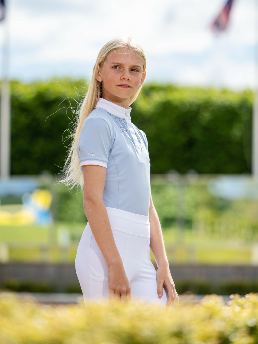 Clothing LeMieux Shirts & Tops | Young Rider Belle Show Shirt Mist