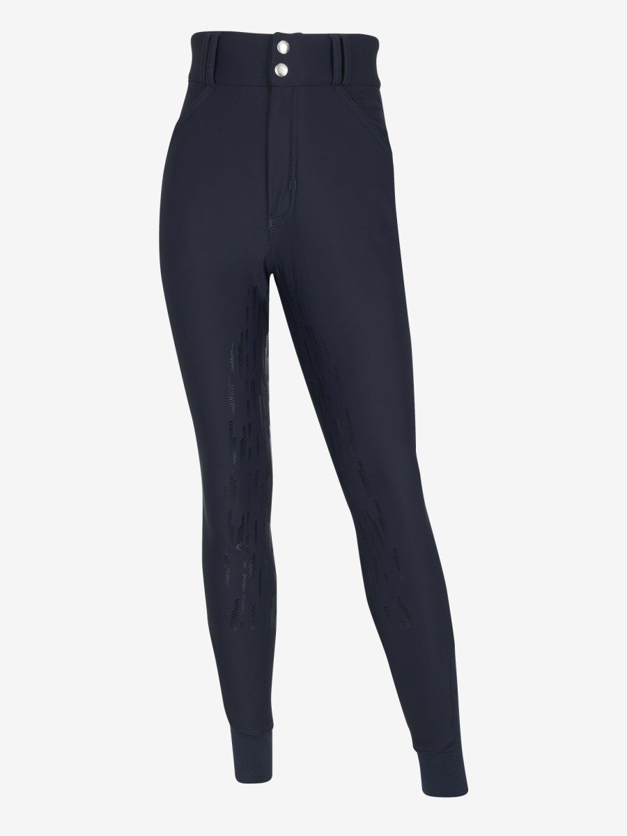 Clothing LeMieux Leggings & Breeches | Young Rider Drytex Waterproof Breech Navy